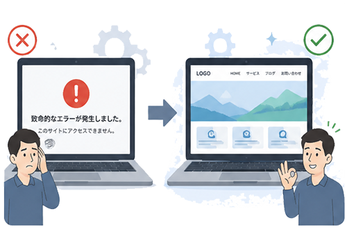 AI作成テーマの致命的エラーの解消